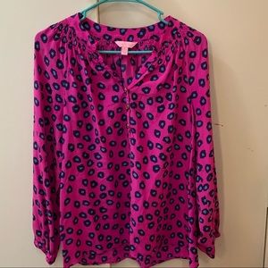 Lilly Pulitzer cheetah top